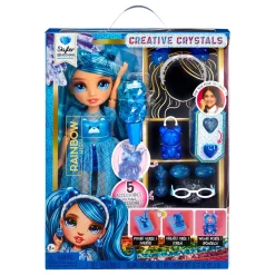 Meisjes|Tienerpoppen>Mga Rainbow High Crystal Fashion Doll Skyler