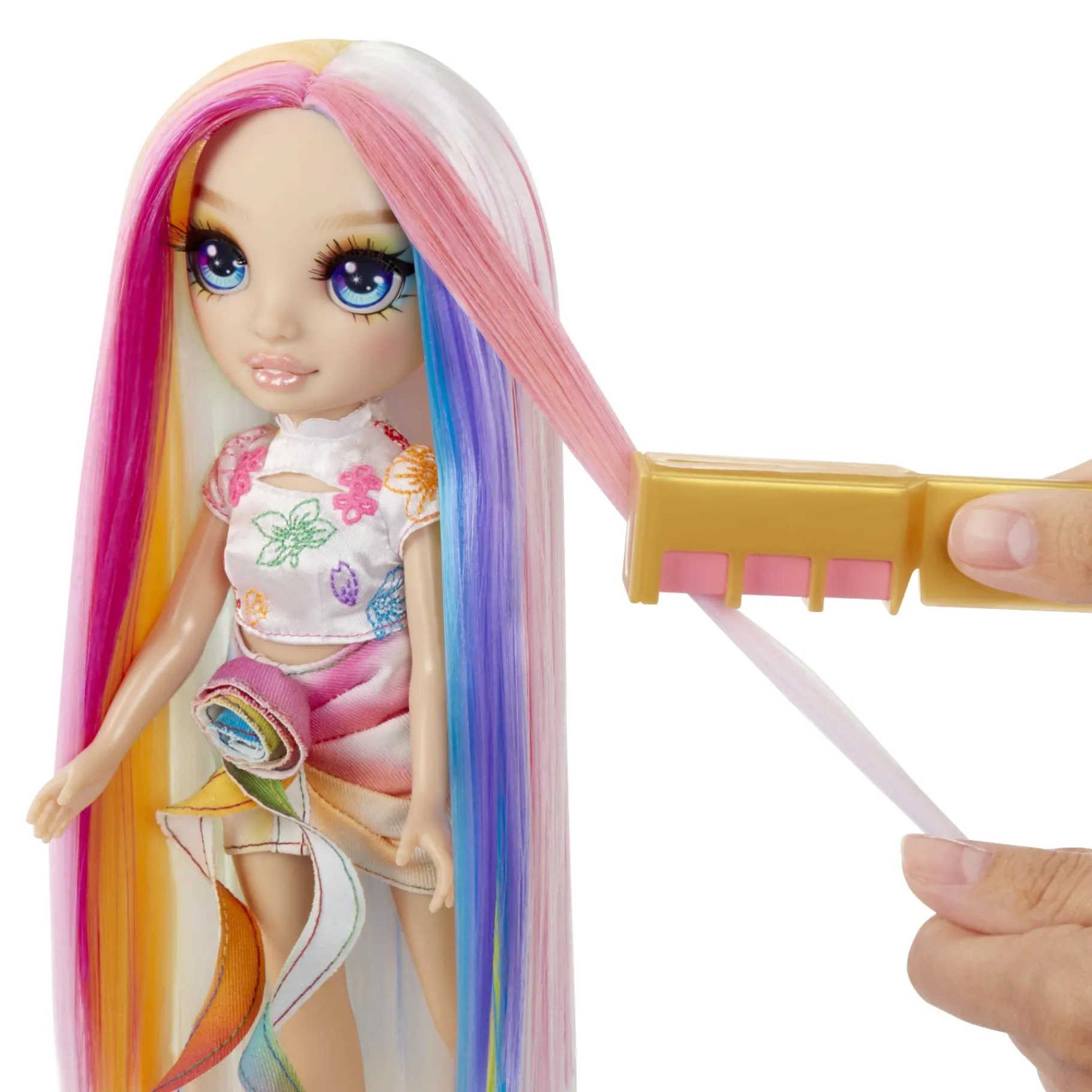 Tienerpoppen|Meisjes>Mga Rainbow High Hair Play Doll Amaya (Rainbow)