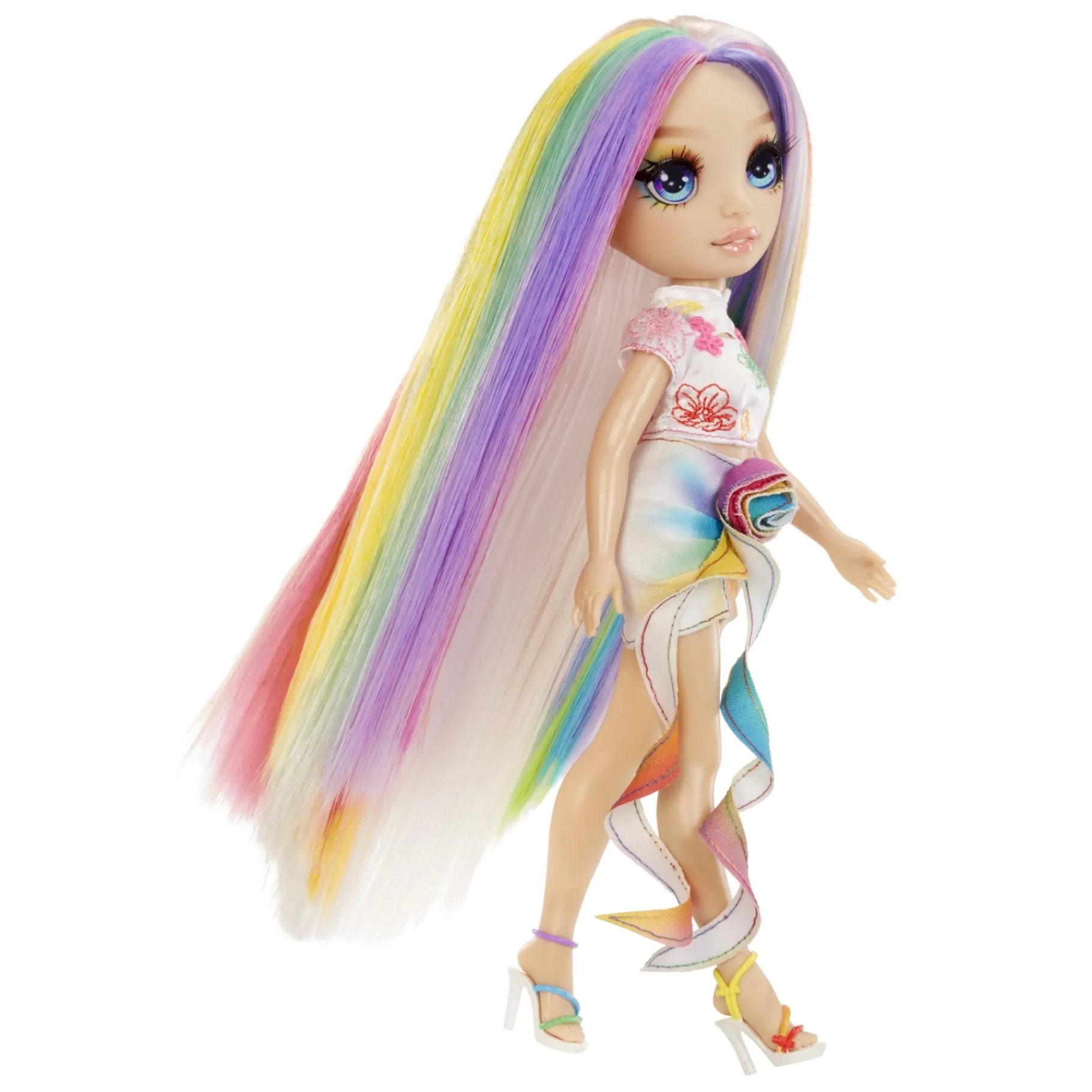 Tienerpoppen|Meisjes>Mga Rainbow High Hair Play Doll Amaya (Rainbow)