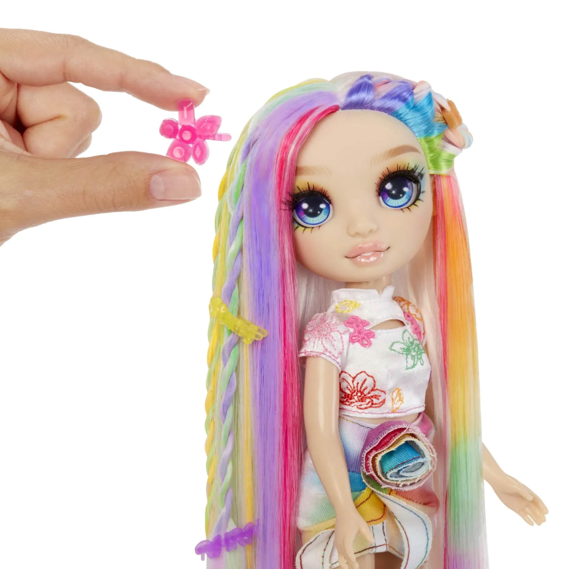 Tienerpoppen|Meisjes>Mga Rainbow High Hair Play Doll Amaya (Rainbow)