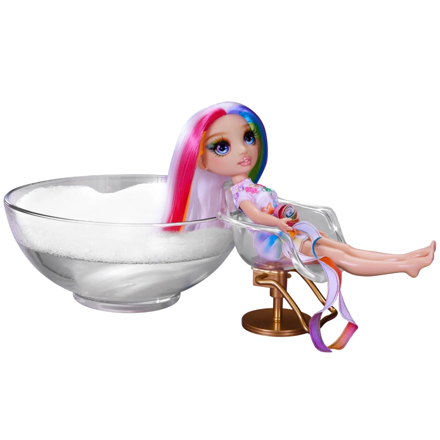 Tienerpoppen|Meisjes>Mga Rainbow High Hair Play Doll Amaya (Rainbow)