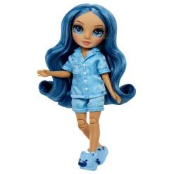Tienerpoppen|Meisjes>Mga Rainbow High Jr. High PJ Party Modepop  Skyler (Blue)