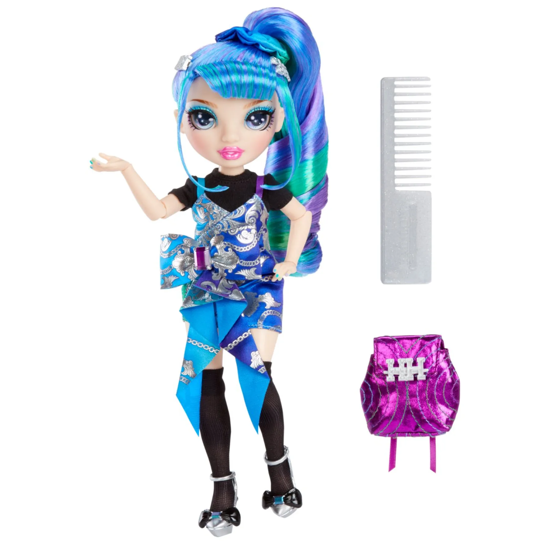 Speelsets|Meisjes>Mga Rainbow High Junior High Special Edition Modepop Holly De'Vious - Blauw