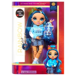 Tienerpoppen|Meisjes>Mga Rainbow High Junior High Fashion Doll Skyler  Bradshaw (Blue)
