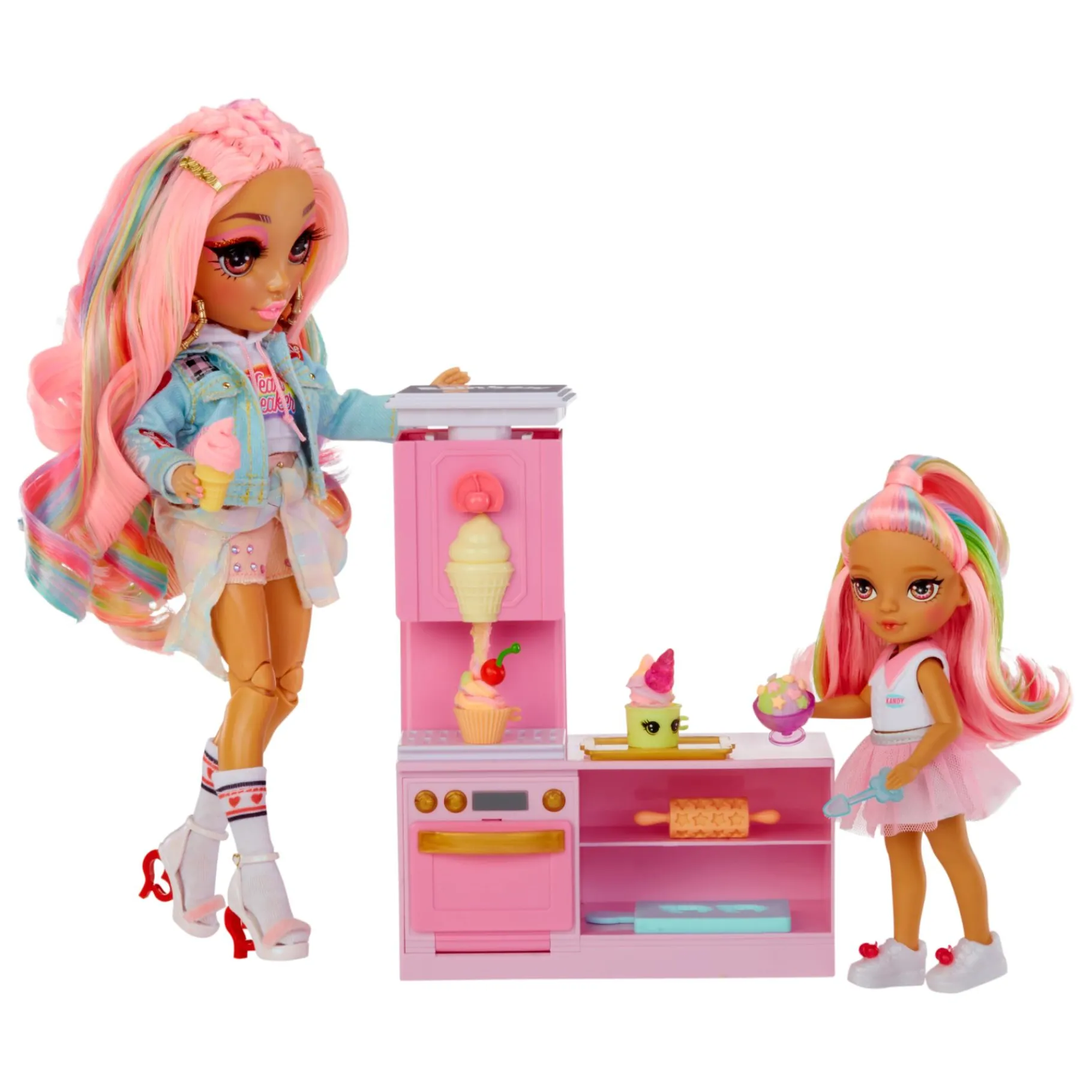 Meisjes|Tienerpoppen>Mga Rainbow High Little Compact Playset Shop