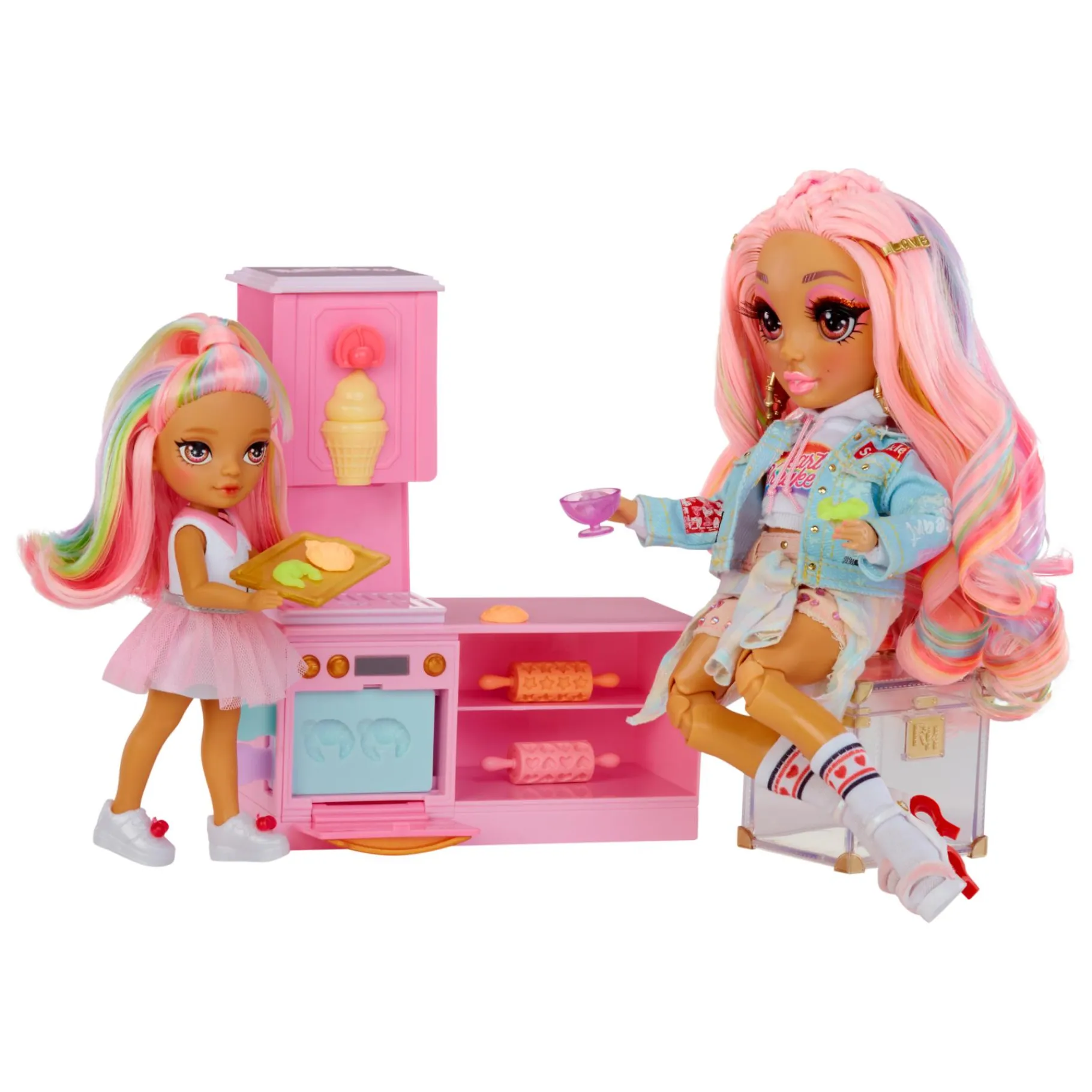 Meisjes|Tienerpoppen>Mga Rainbow High Little Compact Playset Shop