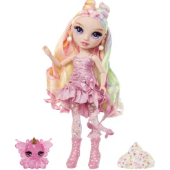 Meisjes|Tienerpoppen> Rainbow High Rainbow Shimmers With Slime Fashion Doll Bella (Pink)