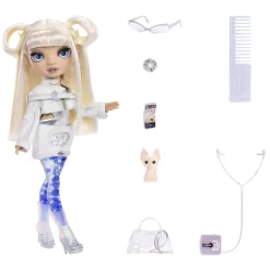 Tienerpoppen|Meisjes> Rainbow High Sparkle & Shine Doll White
