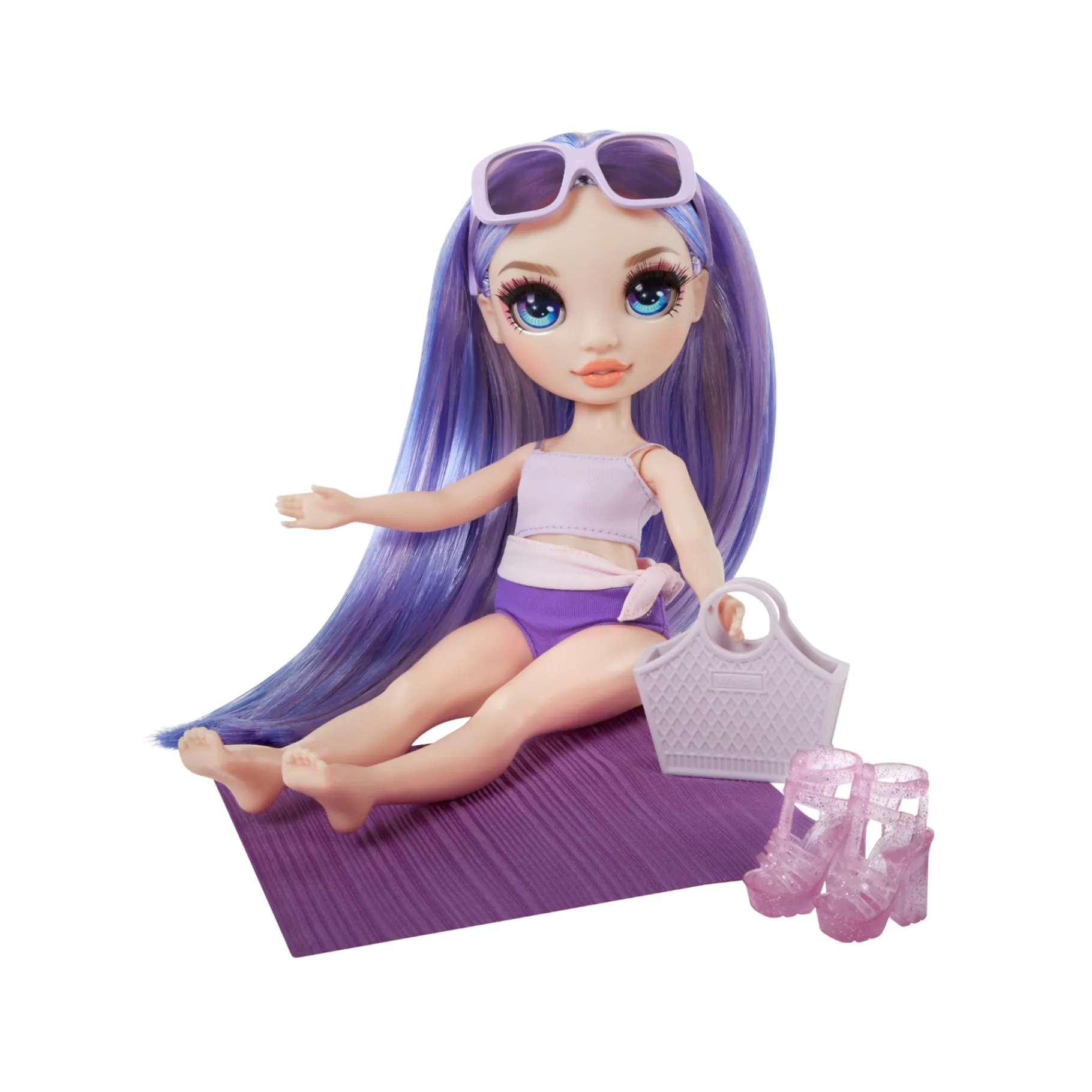 Tienerpoppen|Meisjes>Mga Rainbow High Swim & Style Modepop Violet (Paars)