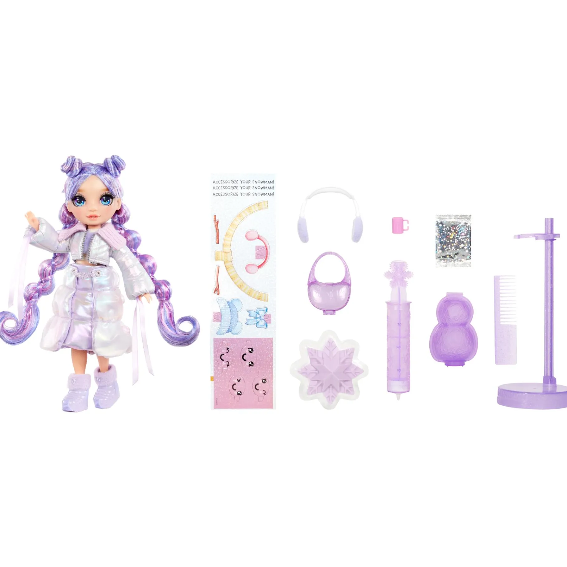 Meisjes|Tienerpoppen> Rainbow High Winter Wonderland Doll - Purple
