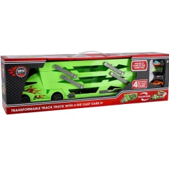 Voertuigen|Jongens>Rapid Wheels autotransporter met 4 auto's