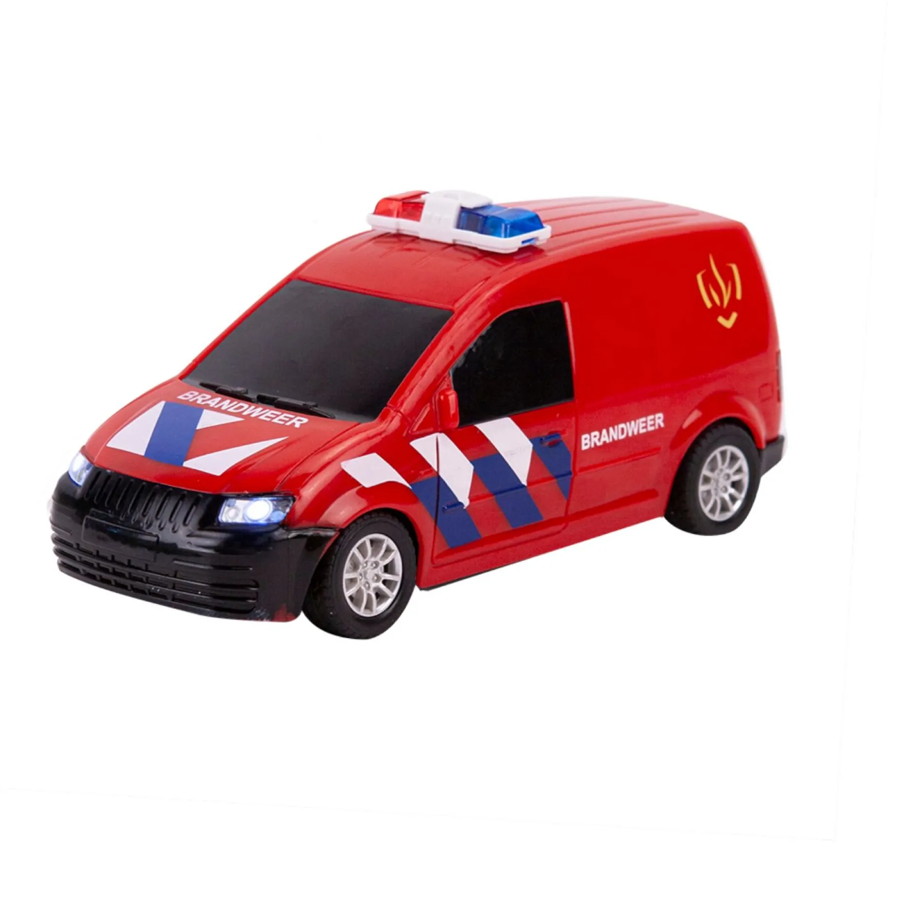 Radiografisch>Rapid Wheels radiografisch bestuurbare brandweer auto met licht