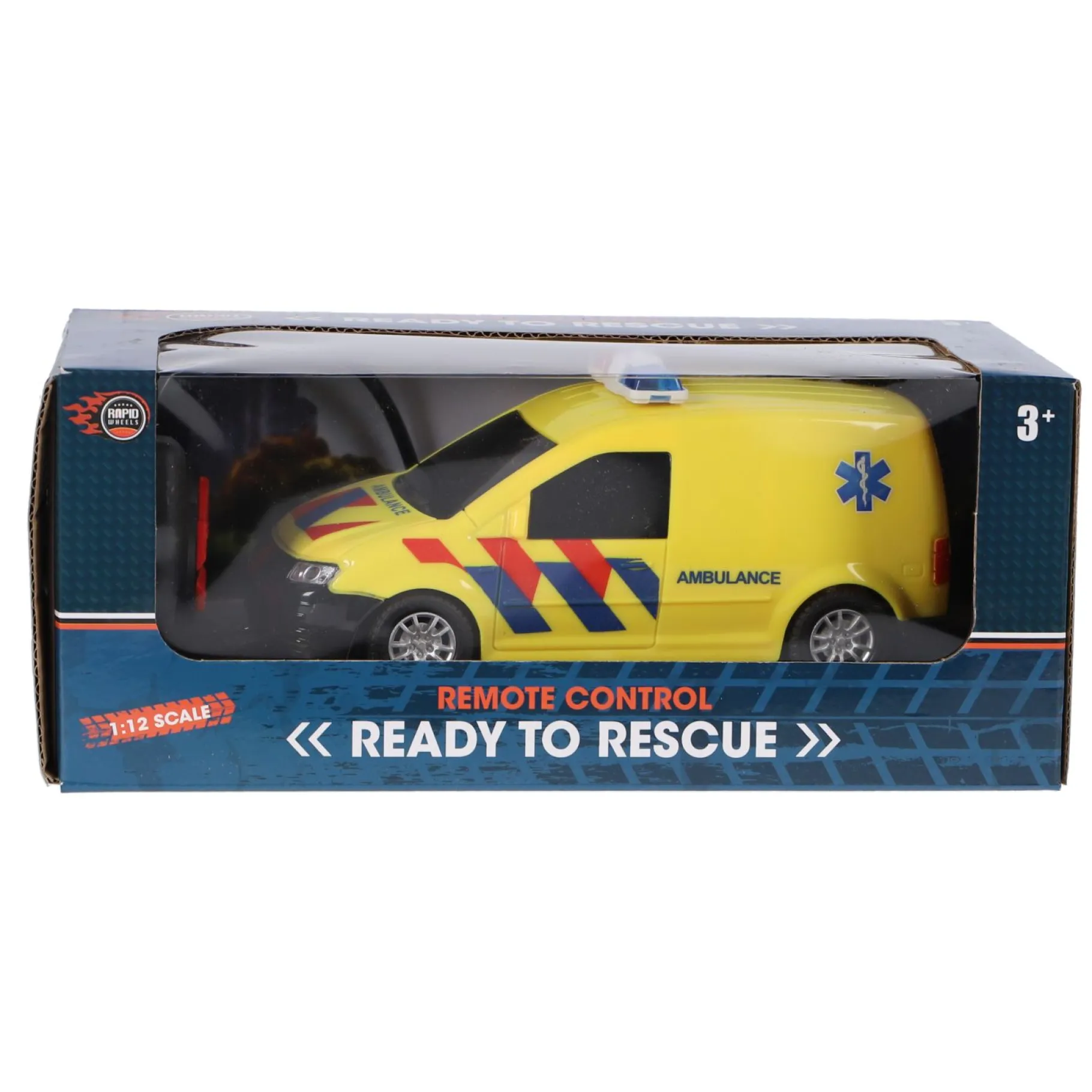 Radiografisch>Rapid Wheels radiografisch bestuurbare ambulance met licht