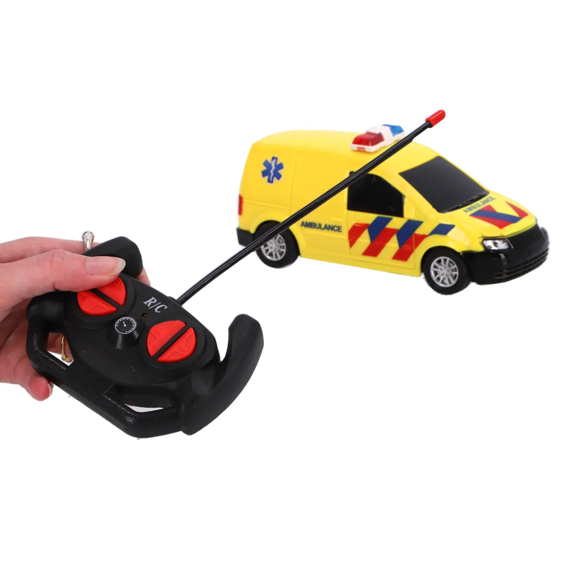 Radiografisch>Rapid Wheels radiografisch bestuurbare ambulance met licht