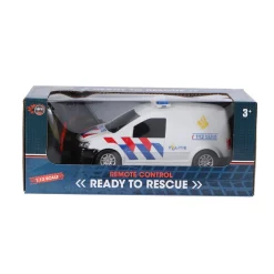 Radiografisch>Rapid Wheels radiografische bestuurbare politie auto met licht