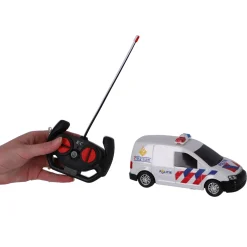 Radiografisch></noscript>Rapid Wheels radiografische bestuurbare politie auto met licht