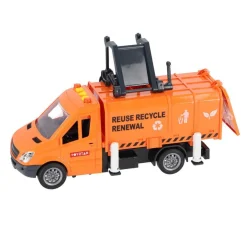 Auto's|Jongens>Rapid Wheels Vuilniswagen Met Licht En Geluid En Frictie