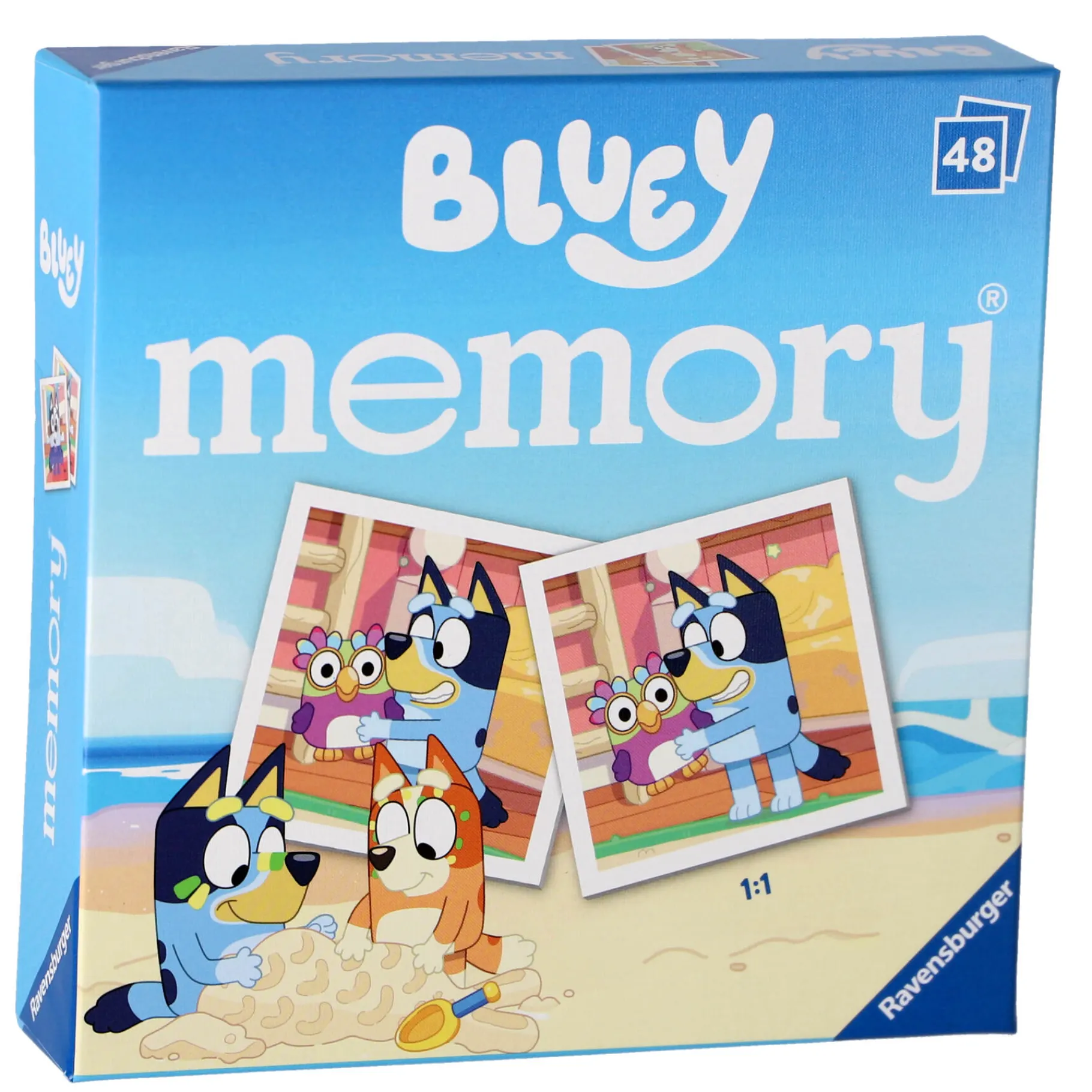 Memory>Ravensburger Bluey Mini Memory - Kinderspel