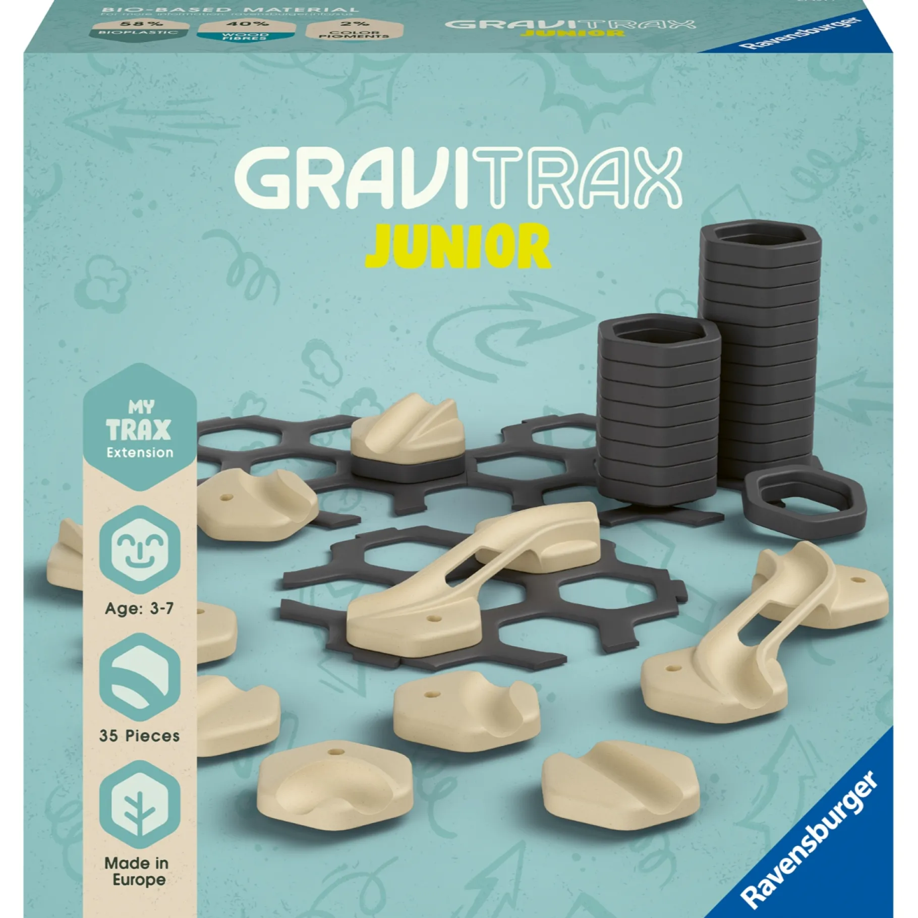 Knikkerbanen> Ravensburger Gravitrax junior element trax