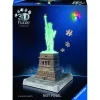 3D Puzzels> Ravensburger Iconics 3D puzzel vrijheidsbeeld met  licht