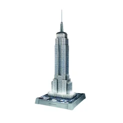 3D Puzzels> Ravensburger Iconics 3D puzzel Empire State  Building