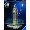 3D Puzzels> Ravensburger Iconics 3D puzzel Big Ben met licht