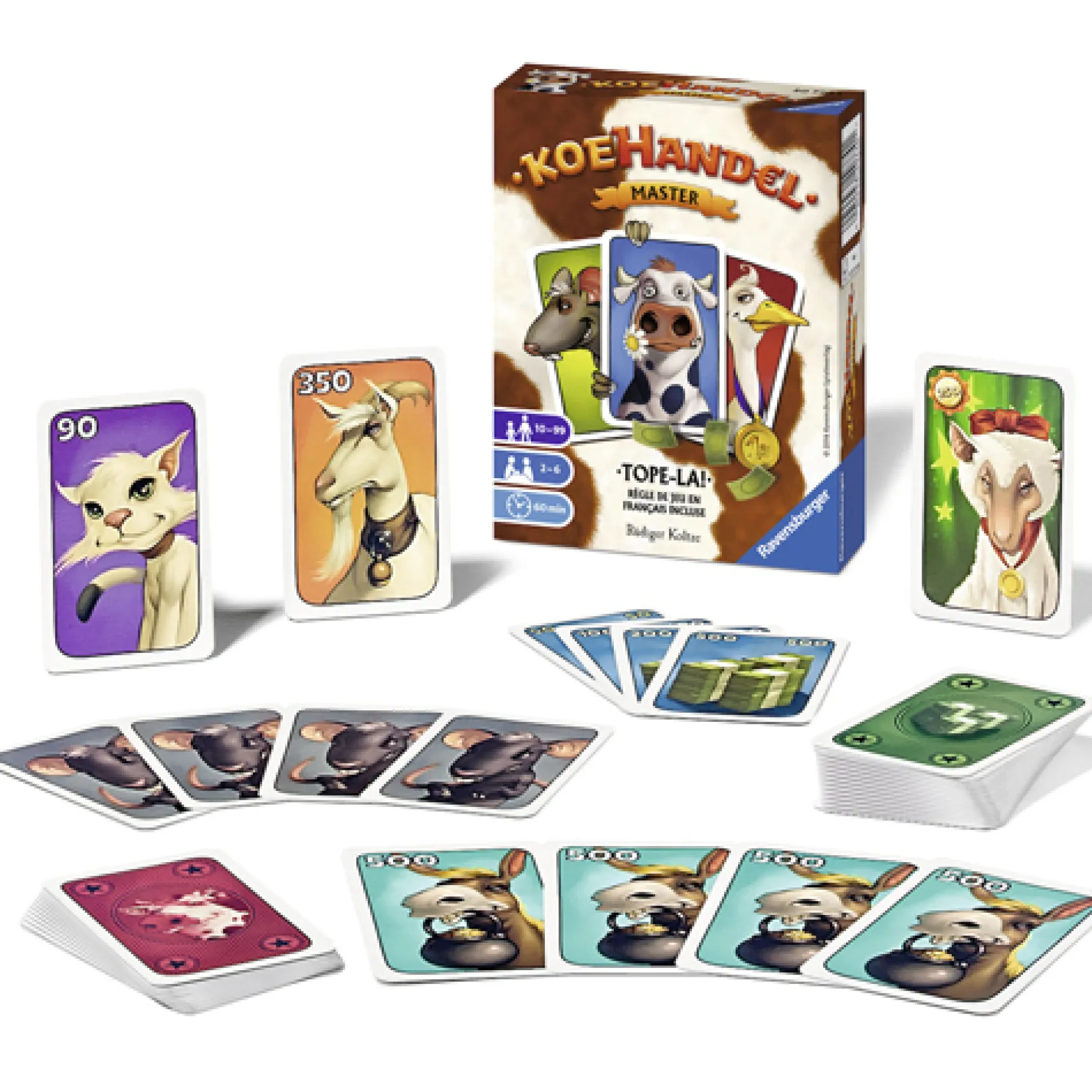 Kaartspellen>Ravensburger Koehandel Master - Kaartspel