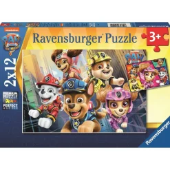 Legpuzzels>Ravensburger Paw Patrol Movie puzzel 2x12 stukjes