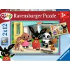 Legpuzzels>Ravensburger puzzel Bing Avontuur 2x12 Stukjes