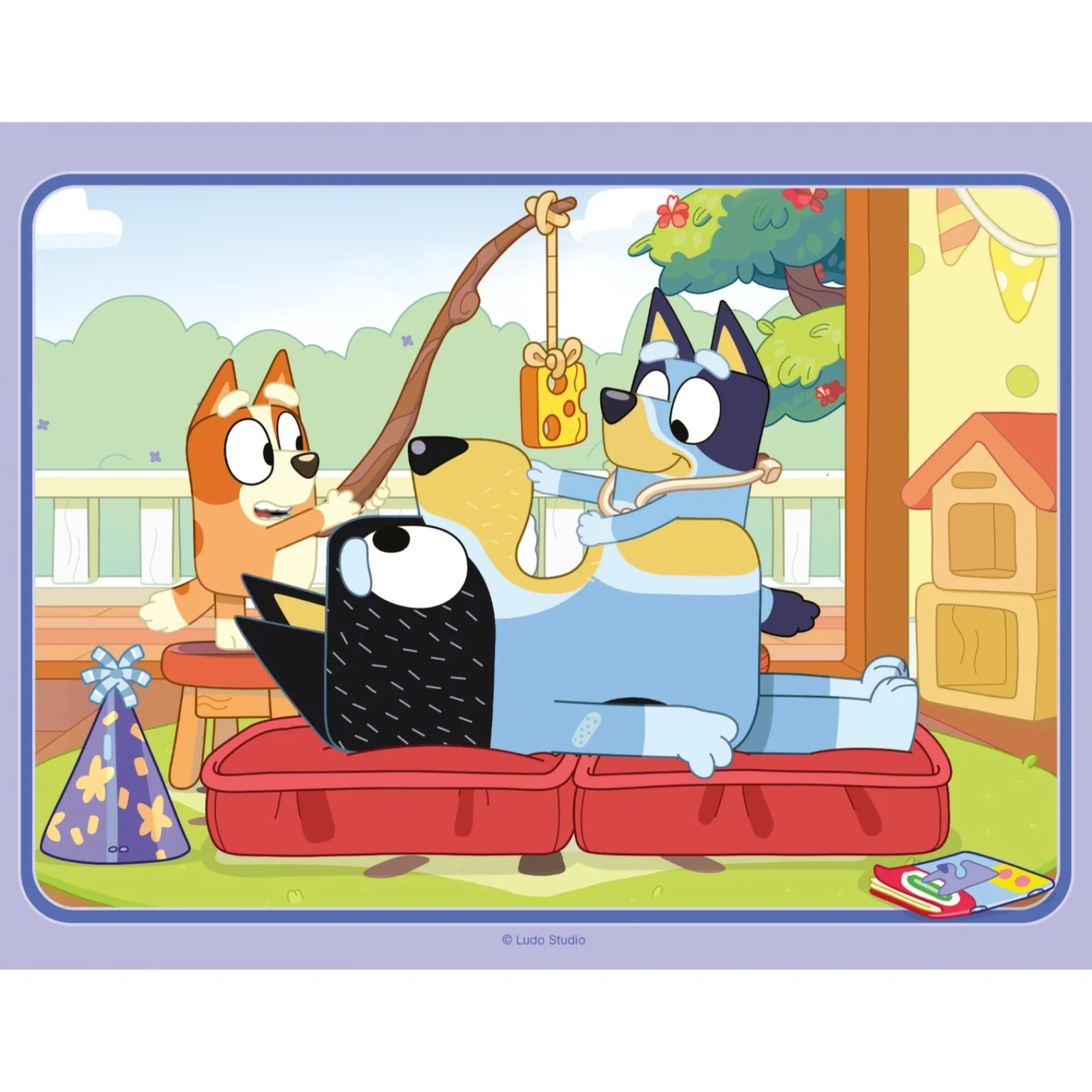 Legpuzzels> Ravensburger puzzel bluey 12-16-20-24 stukjes