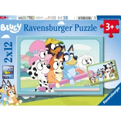 Legpuzzels>Ravensburger puzzel Bluey 2x 12 stukjes