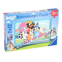 Legpuzzels>Ravensburger puzzel Bluey 2x 12 stukjes