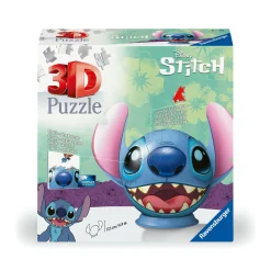 3D Puzzels> Ravensburger Puzzel 3D Stitch met oren