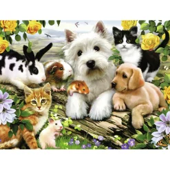 Legpuzzels>Ravensburger Puzzel Dierenvriendjes 300 XXL Stukjes