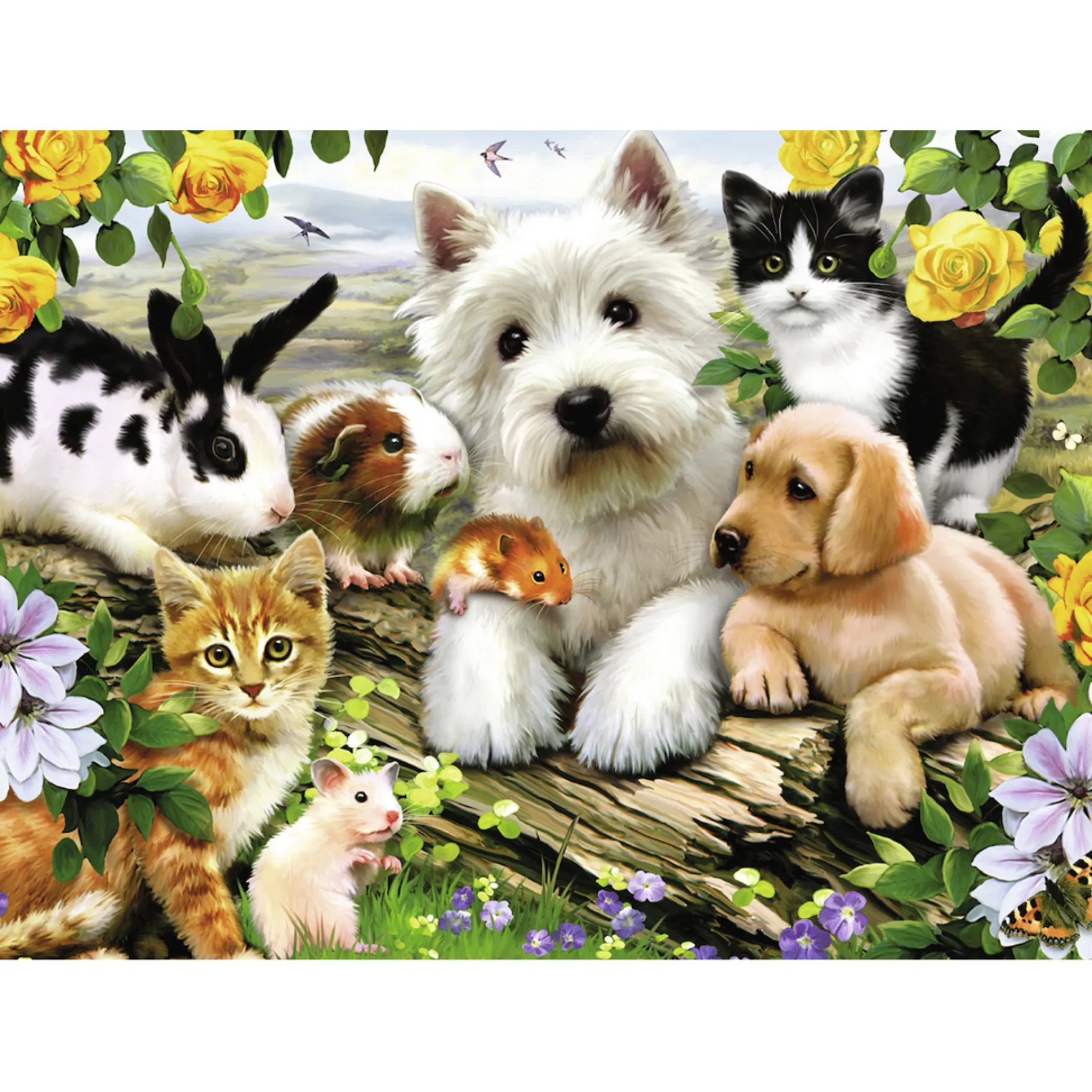 Legpuzzels>Ravensburger Puzzel Dierenvriendjes 300 XXL Stukjes