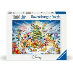 Legpuzzels> Ravensburger Puzzel Disney a Disney christmas 1000 stukjes