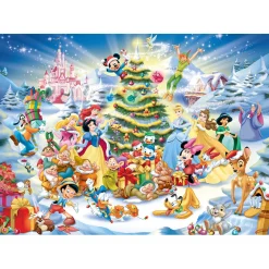 Legpuzzels> Ravensburger Puzzel Disney a Disney christmas 1000 stukjes