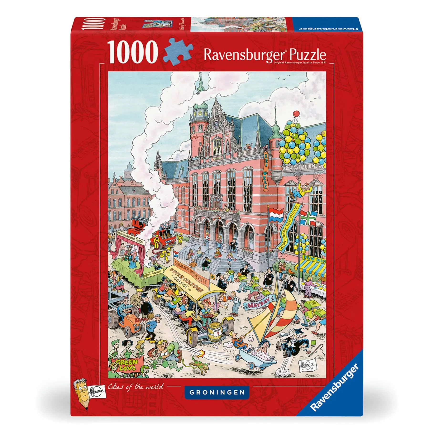 Legpuzzels> Ravensburger puzzel fleroux groningen 1000 stukjes