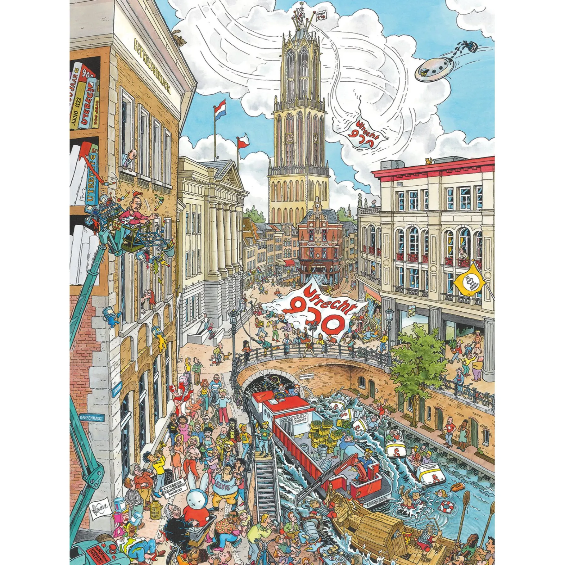 Legpuzzels> Ravensburger puzzel fleroux utrecht 1000 stukjes