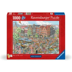 Legpuzzels> Ravensburger puzzel fleroux amsterdam 1000 stukjes