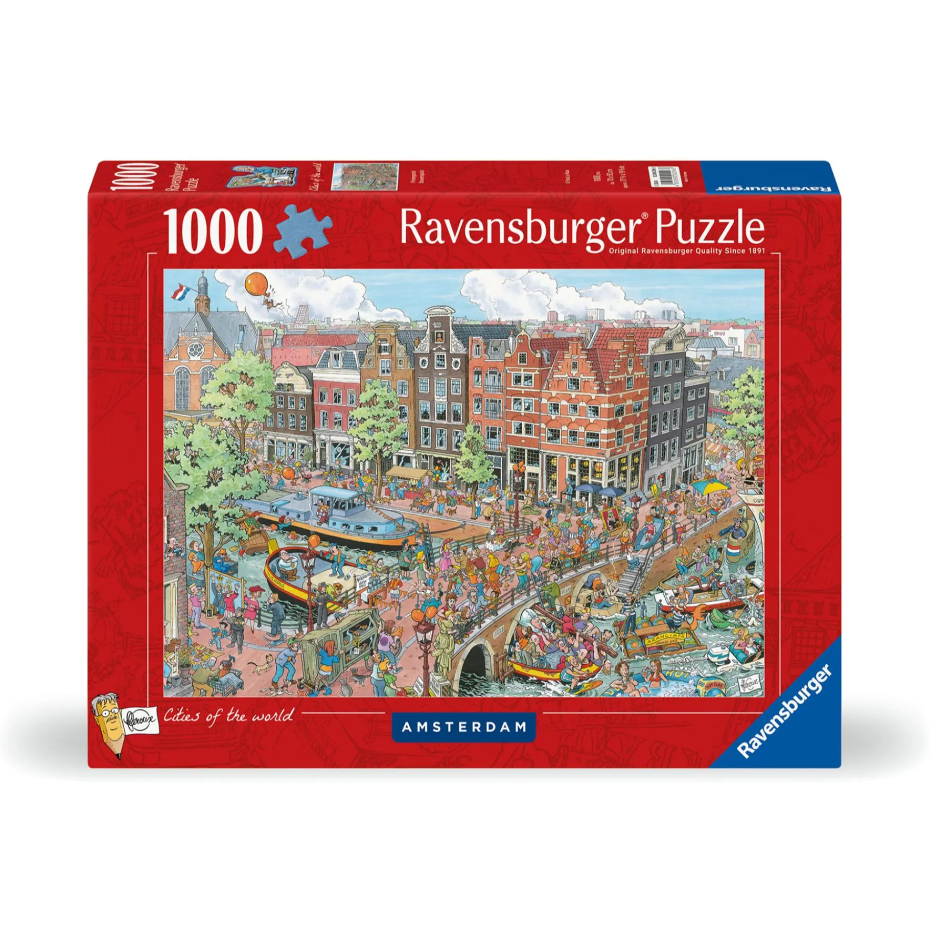 Legpuzzels> Ravensburger puzzel fleroux amsterdam 1000 stukjes