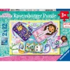 Legpuzzels>Ravensburger puzzel Gabby's Dollhouse 2x12 stukjes