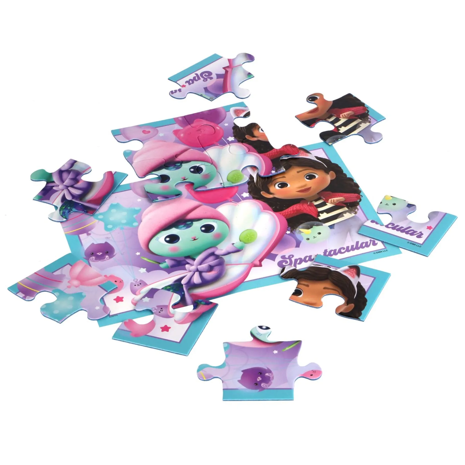 Legpuzzels>Ravensburger puzzel Gabby's Dollhouse 2x12 stukjes