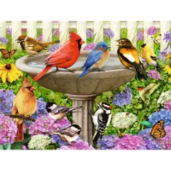 Legpuzzels>Ravensburger Puzzel Het Vogelbad 500 Stukjes Extra Groot