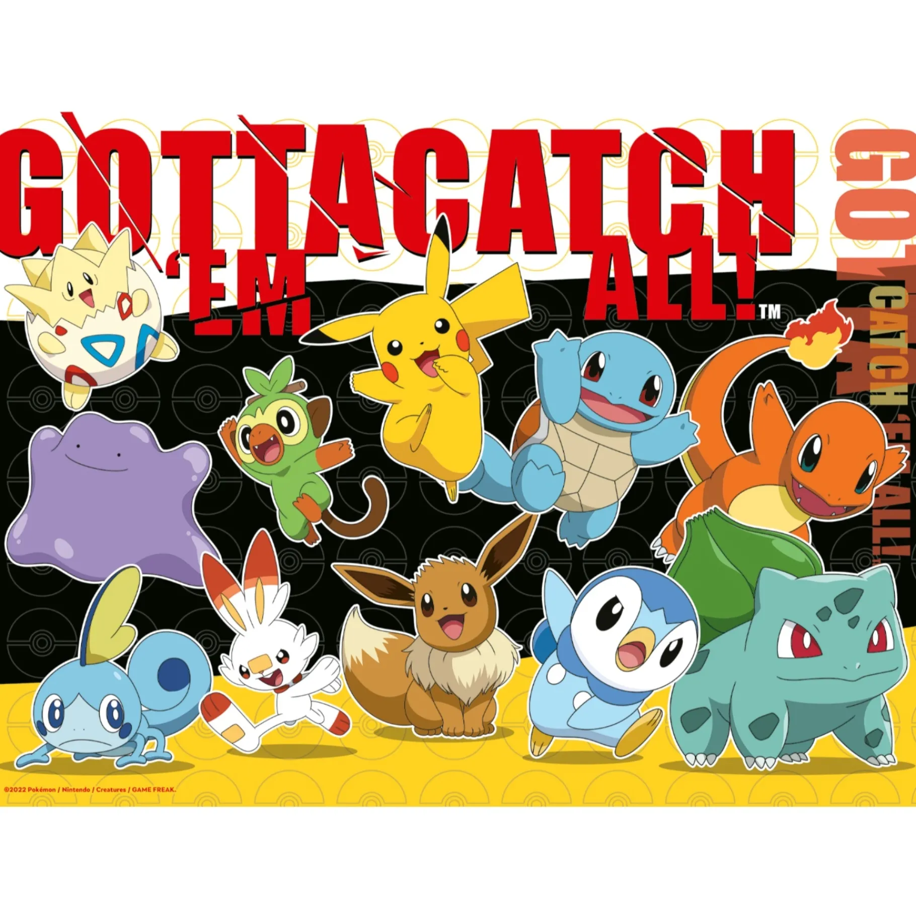 Legpuzzels>Ravensburger puzzel Pokémon 4 in 1 100 stukjes