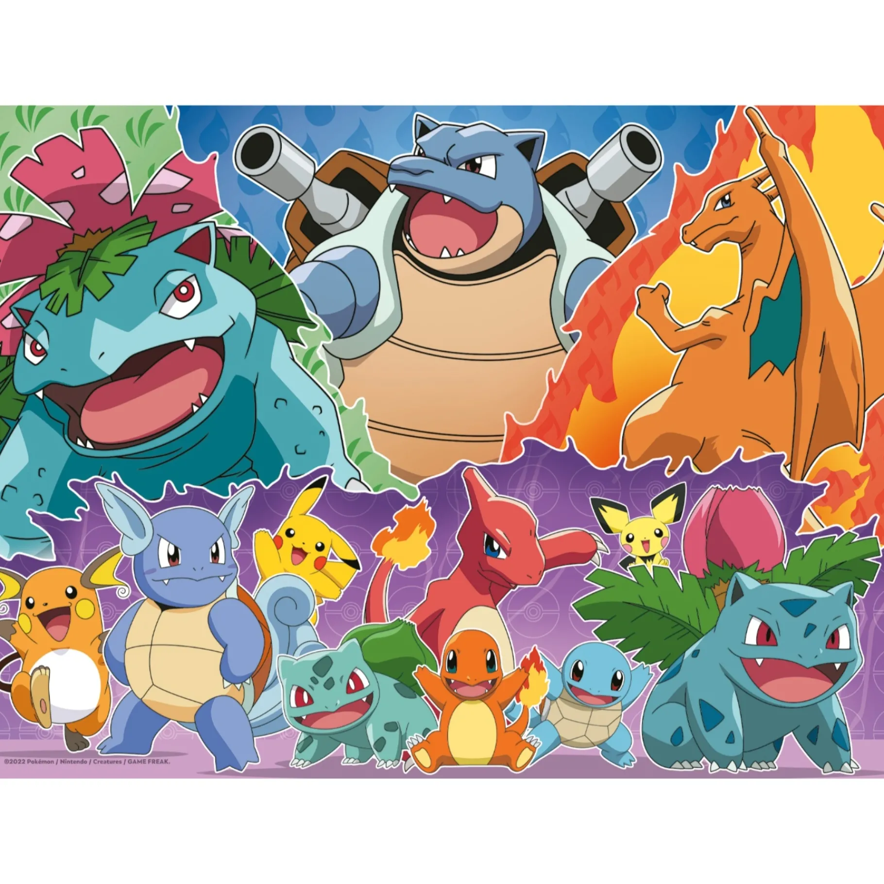 Legpuzzels>Ravensburger puzzel Pokémon 4 in 1 100 stukjes