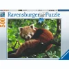 Legpuzzels>Ravensburger puzzel schattige rode panda 500 stukjes