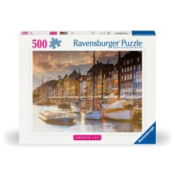 Legpuzzels> Ravensburger Puzzel sonnenuntergang Kopenhagen 500 stukjes