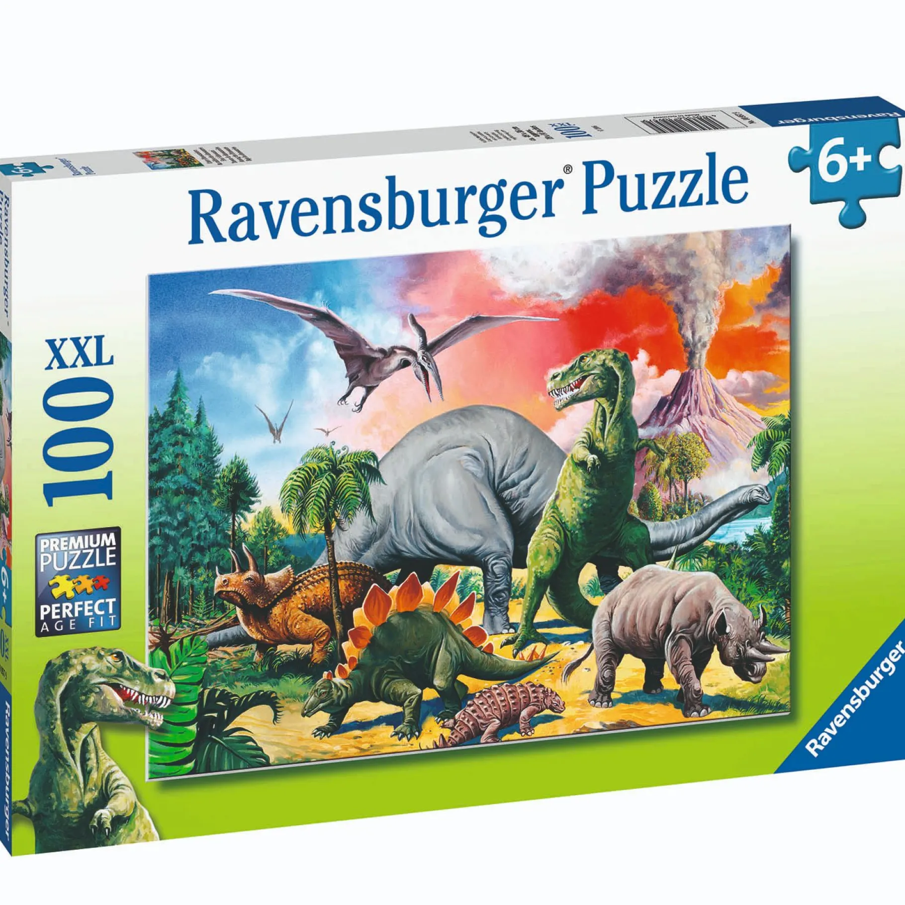 Legpuzzels> Ravensburger puzzel tussen de dino's 100 xxl