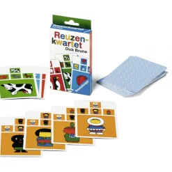 Kwartet>Ravensburger Reuzenkwartet Dick Bruna - Kaartspel